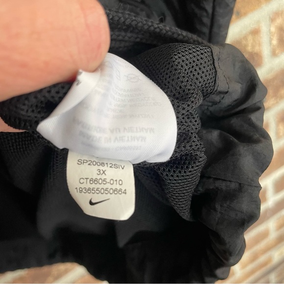 Nike Pull-Over 1/4 Zip Windbreaker Cropped‎ jacket Size 3X - Picture 8 of 8